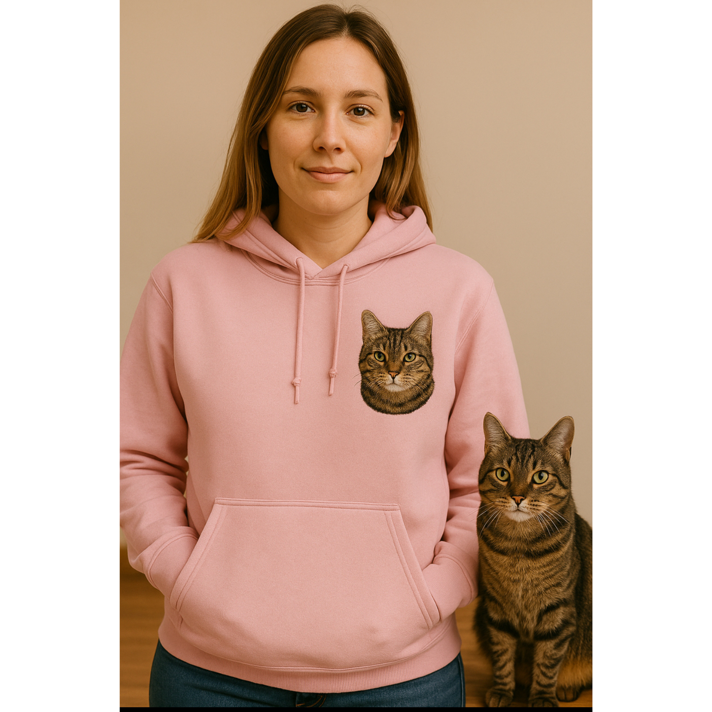 Sweats à capuche personnalisés brodés