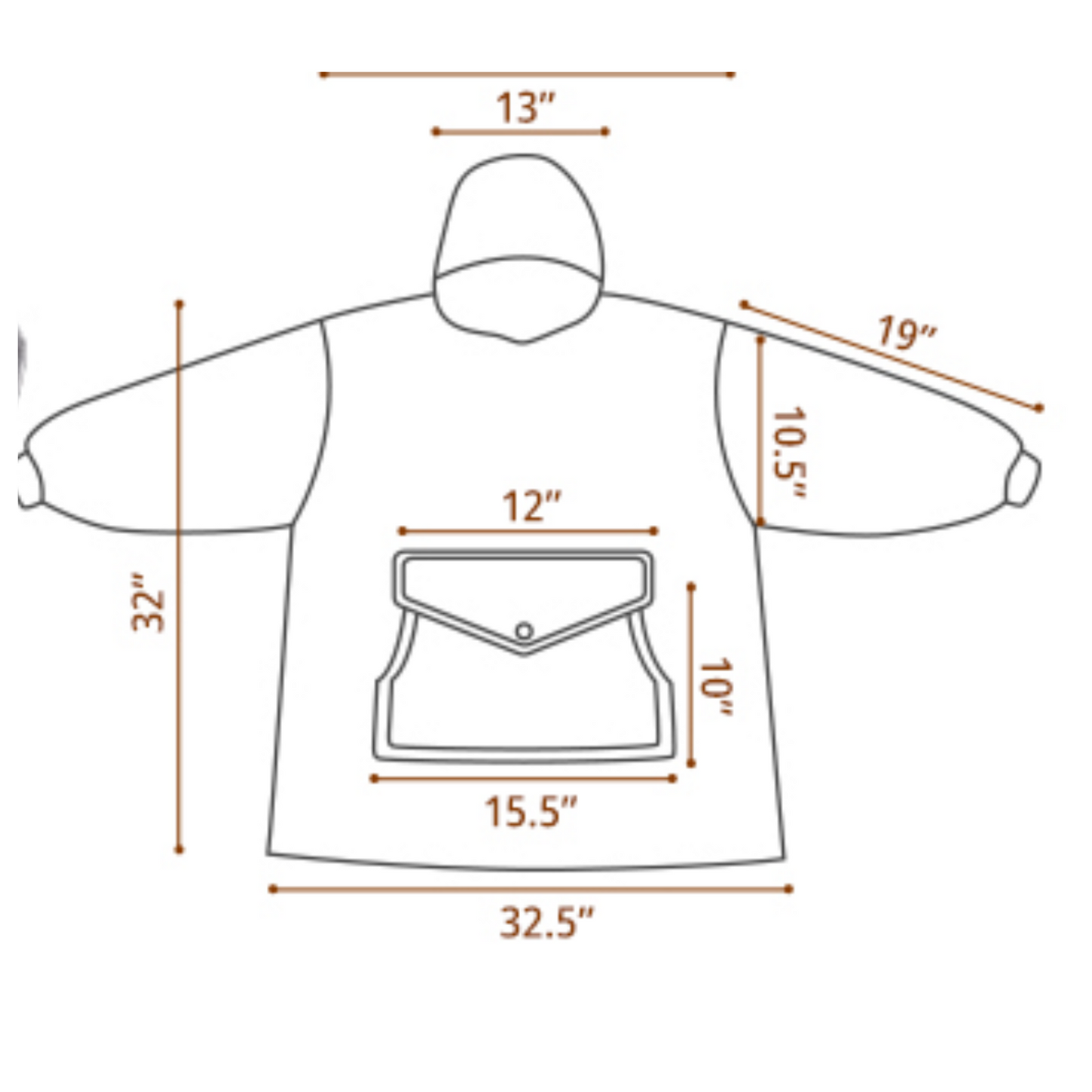 Custom Embroidered Blanket Hoodie – Personalized Pet Gift for Pet Parents