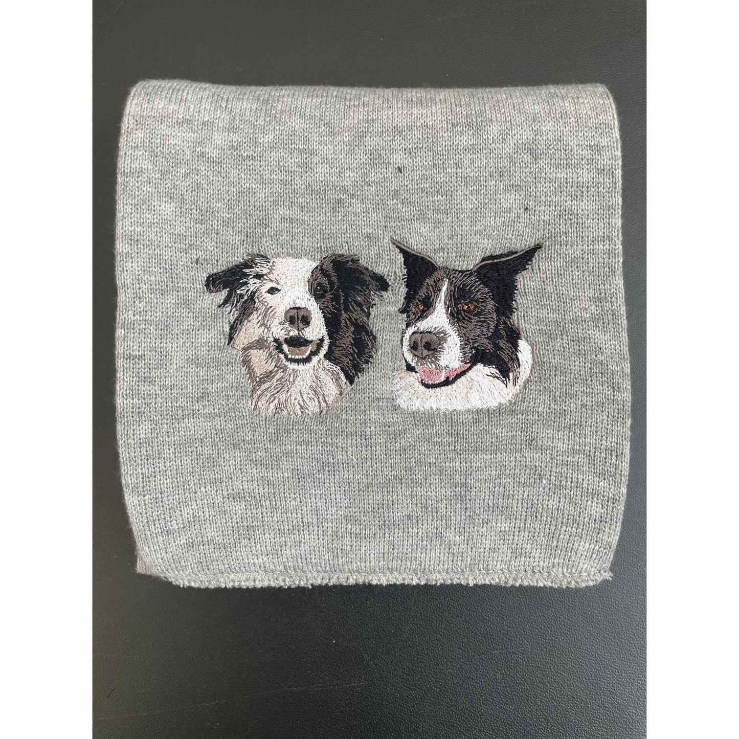 Custom Embroidered Scarf with Your Pet’s Face – A Cozy & Personalized Gift for Pet Lovers