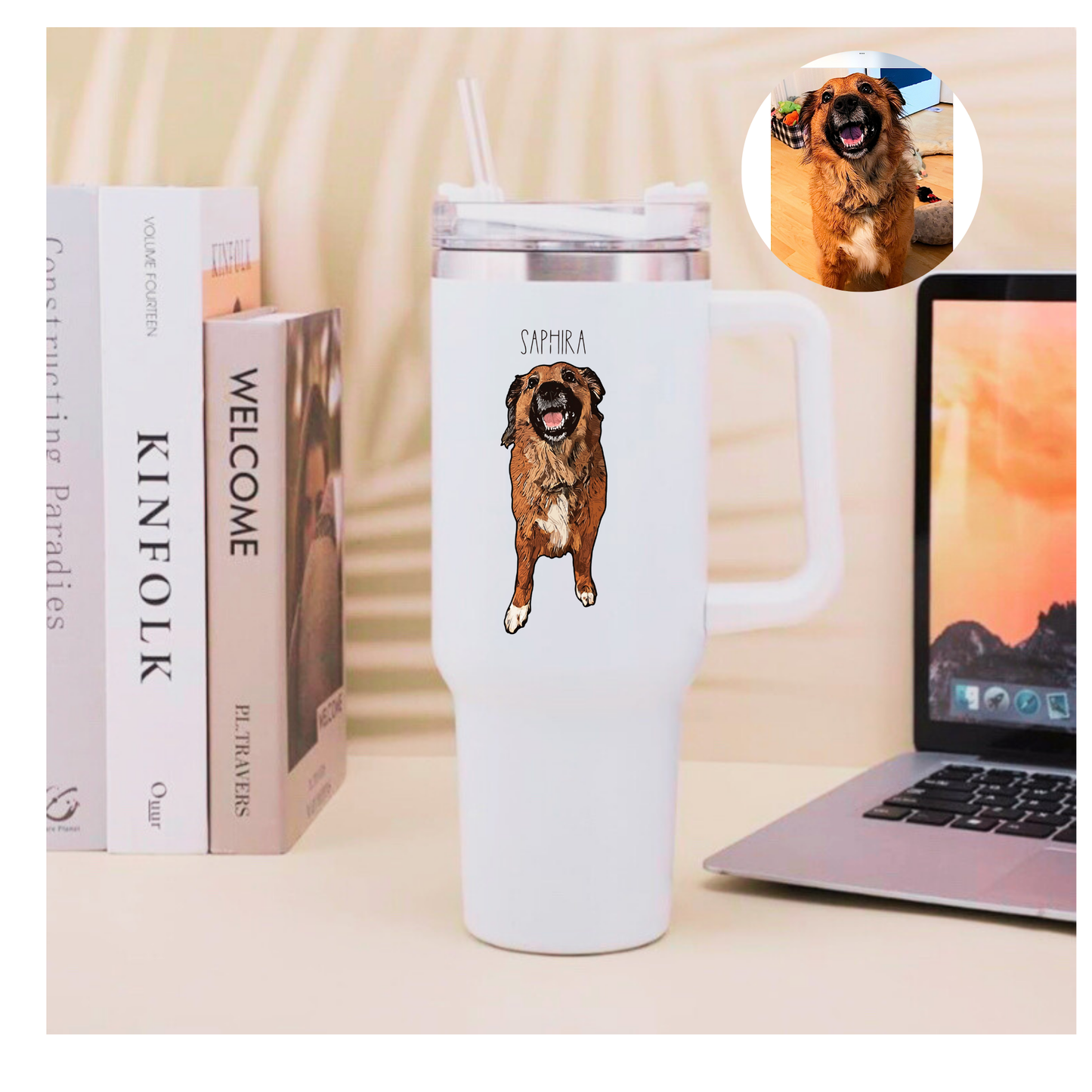 Stanley Tumbler with your Pet Face