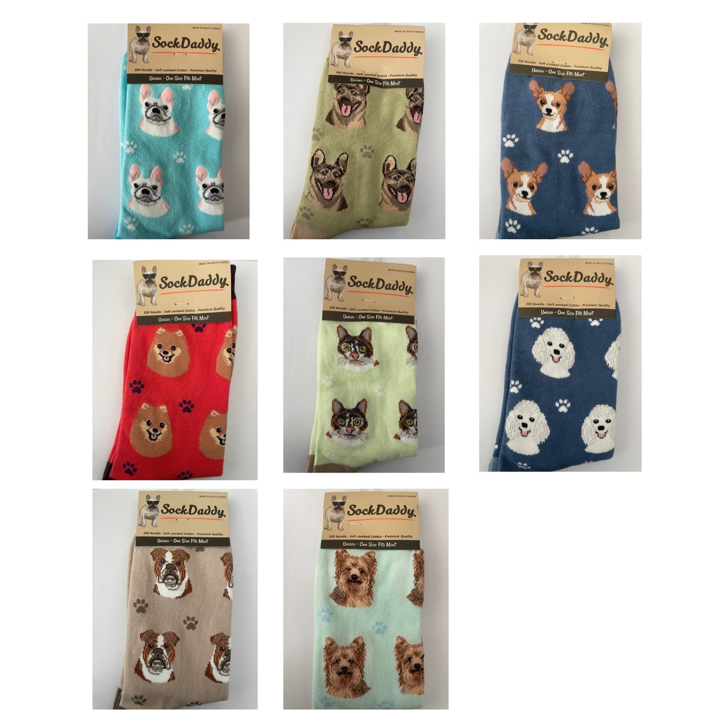 Chaussettes pour amoureux des chiens - Prêtes à être expédiées
