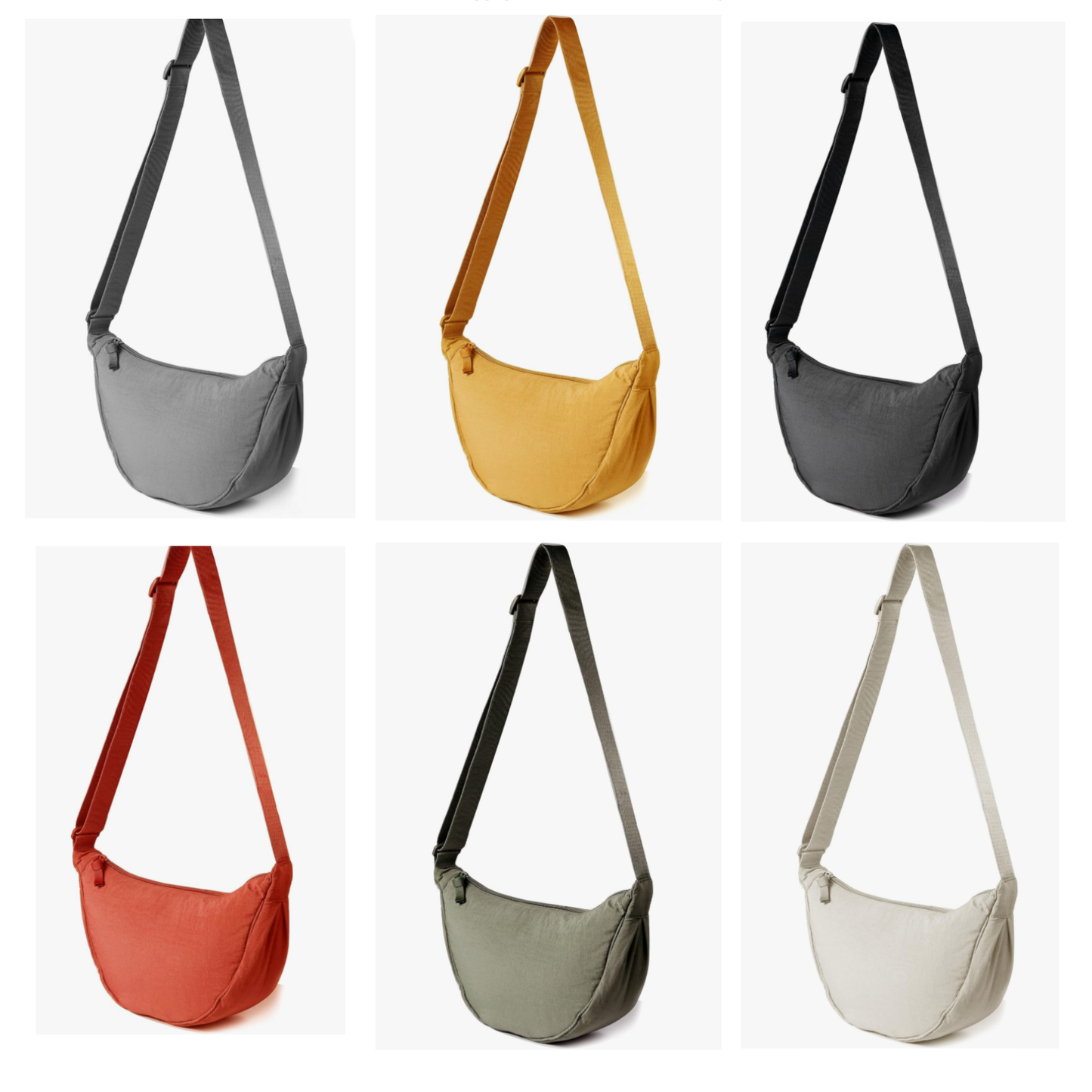 Sac Banane Croisé en Nylon Brodé – Portrait Personnalisé de Votre Animal