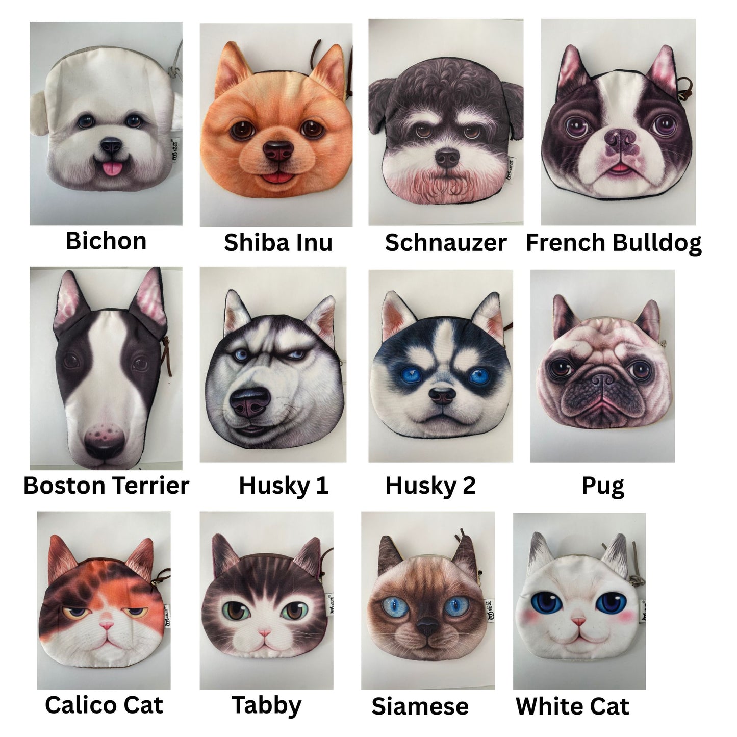 Pochettes pour animaux de compagnie