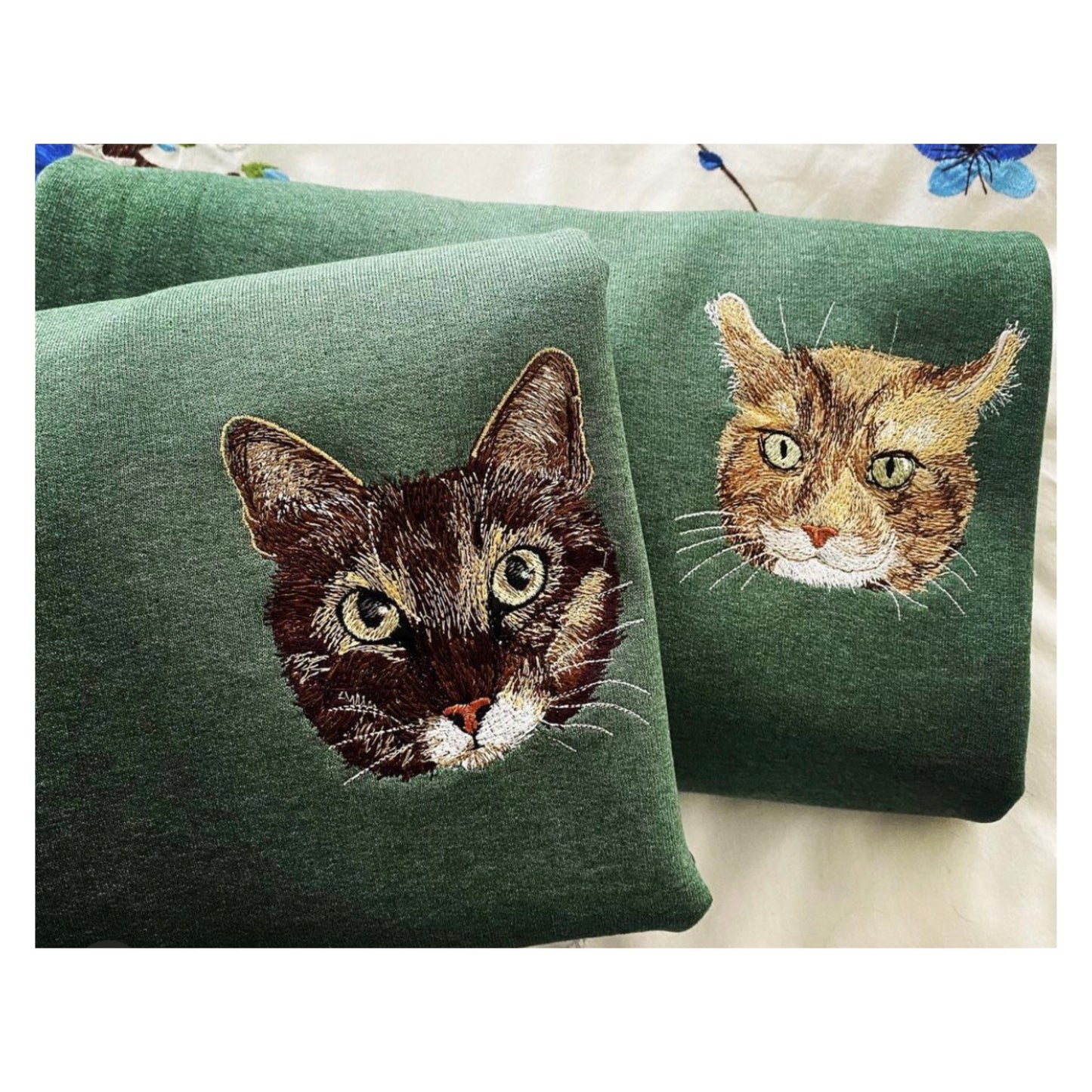 Custom Embroidered Crewneck – Personalized Pet Sweatshirt for Pet Lovers