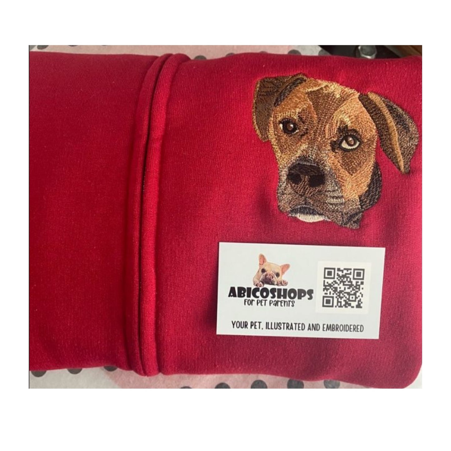 Sweat à capuche zippés personnalisés brodés pour animaux de compagnie