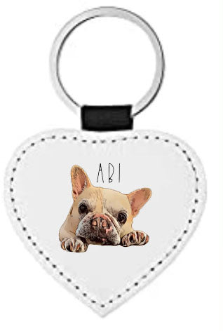 Porte-clés Personnalisé – Avec le Visage de Votre Animal