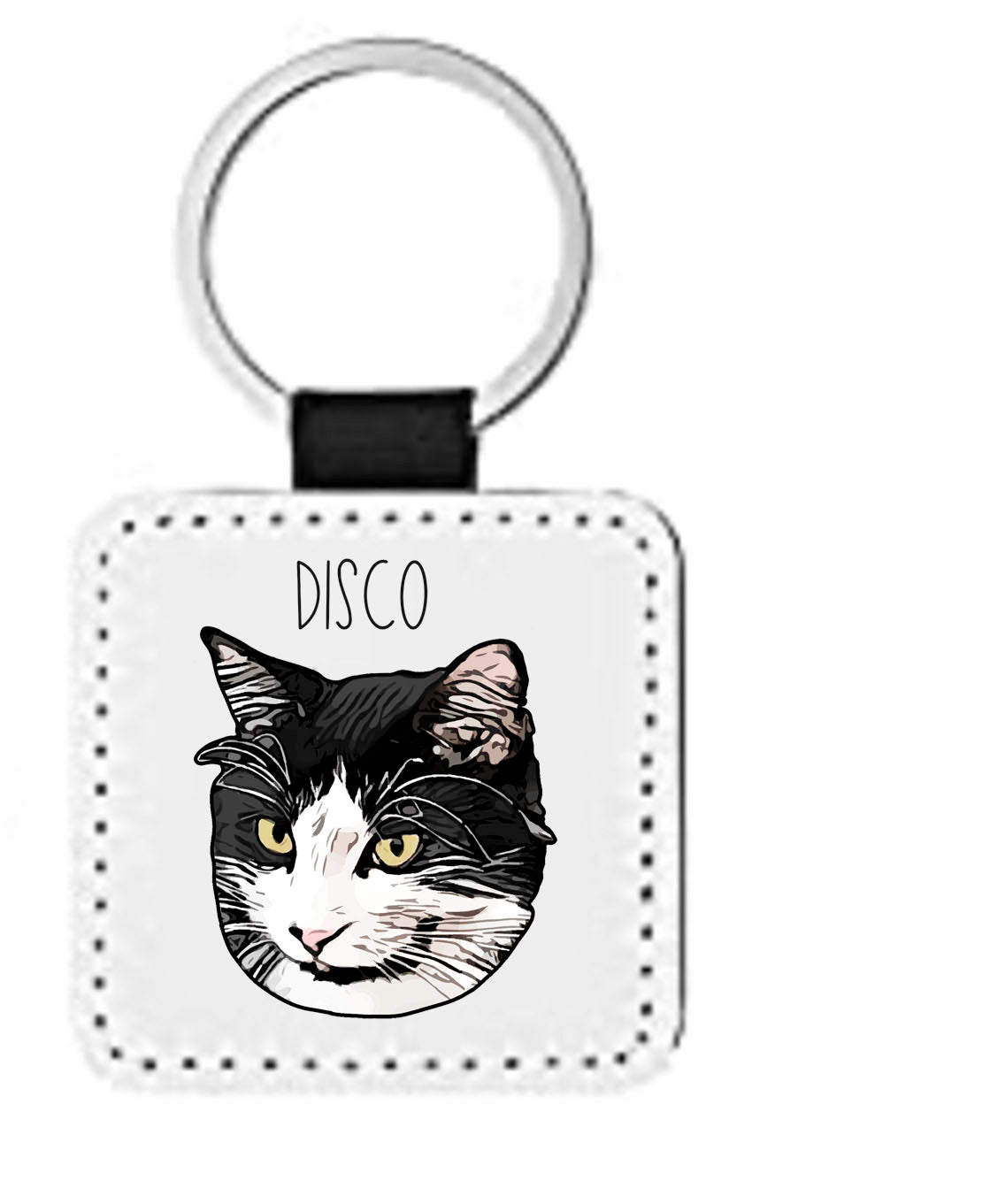 Porte-clés Personnalisé – Avec le Visage de Votre Animal