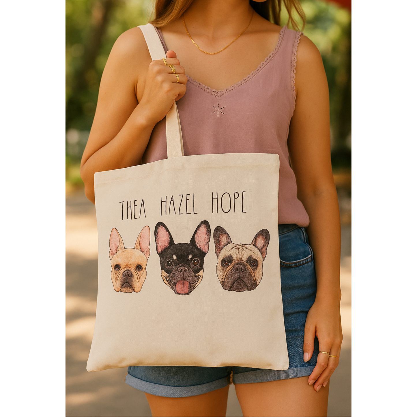 Custom Pet Tote Bag – Personalized Gift for Pet Parents