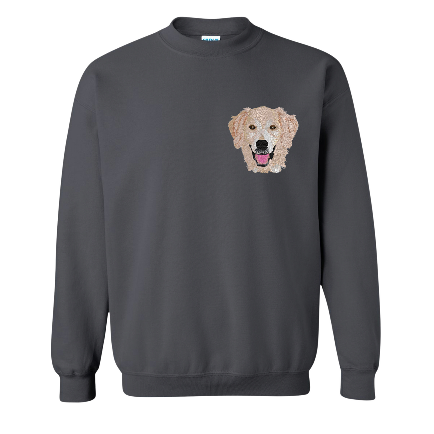 Golden Retriever Embroidered Crewneck