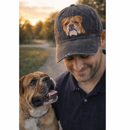 Custom Pet Embroidered Patch Hat