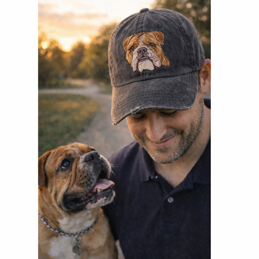 Custom Pet Embroidered Patch Hat
