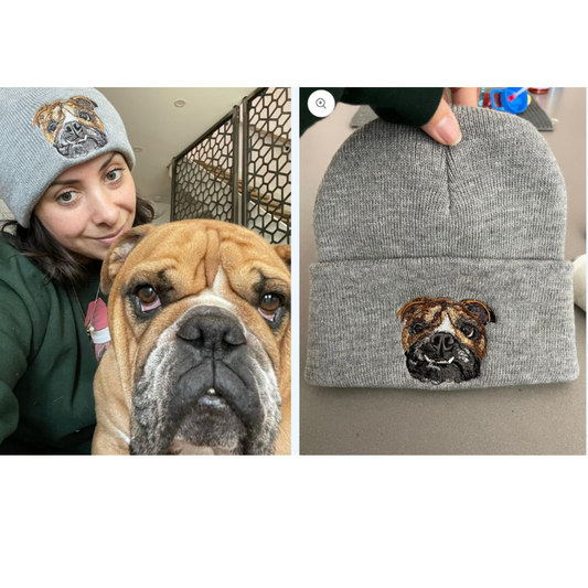 Custom Pet Embroidered Beanie