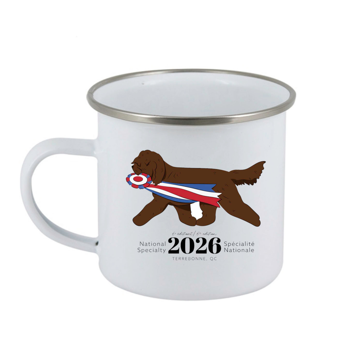 Club Barbet Canada 12 oz Campfire Mug – Printed Logo