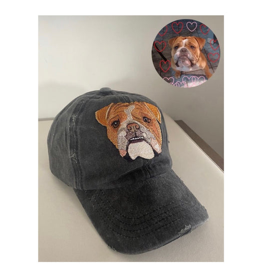 Custom Pet Embroidered Patch Hat