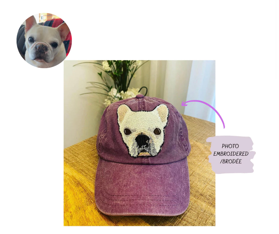 Custom Pet Embroidered Patch Hat