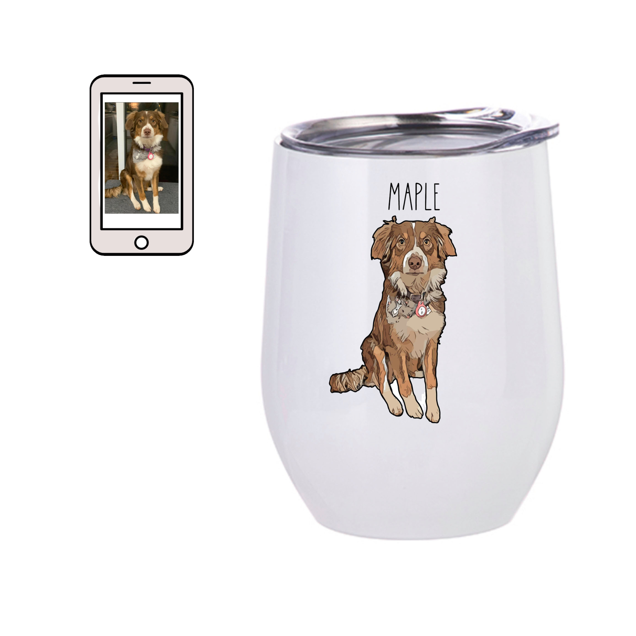 Insulated Stemless Cups with lid